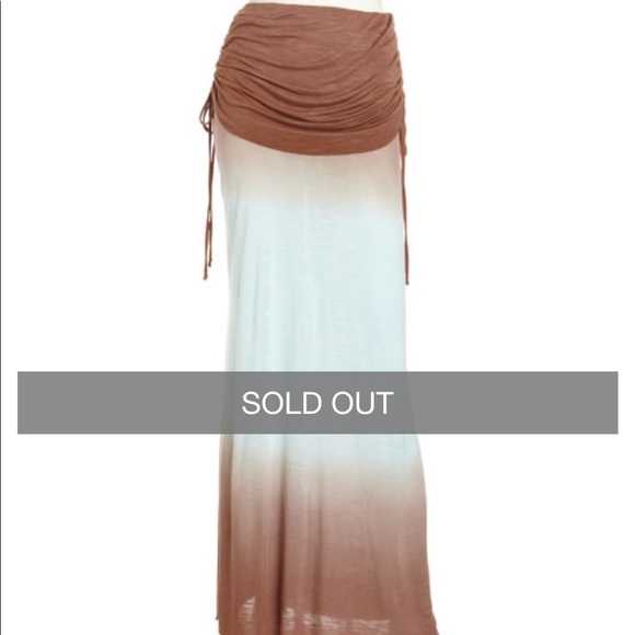 Young Fabulous & Broke SIERRA ombré maxi skirt XS - Picture 2 of 6